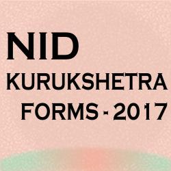 NID 2017 - NID KURUKSHETRA  APPLICATION FORMS 2017-18