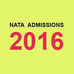 NATA - NATA ADMISSIONS 2016