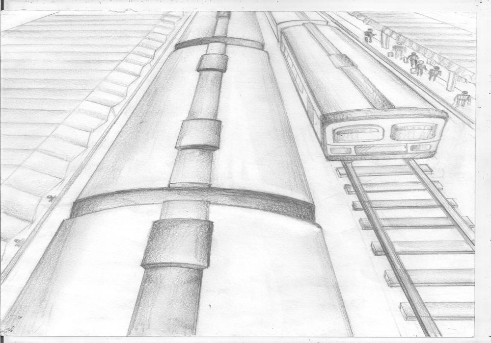 3D composition  nata exam drawing  kartik vyas  YouTube