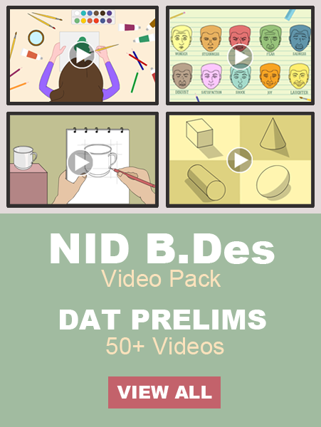 NID Video Pack - B.Des Dat Prelims