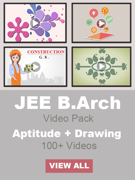 Jee Mains B.Arch Paper-2 Aptitude + Drawing Test